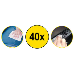 Dunlop - moist wipes for car cockpit care (40 pcs.) - Image 2