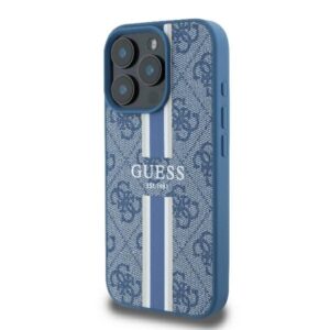 Guess 4G Printed Stripes MagSafe - dėklas skirtas Apple iPhone 16 Pro blue - Image 2