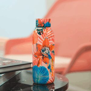 Quokka Solid - Stainless steel double wall vacuum insulated water bottle, portable thermos 510 ml (Orchid Pink) - Image 2