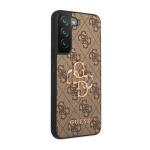 Guess 4G Big Metal Logo - dėklas skirtas Samsung Galaxy S23 Brown - Image 4