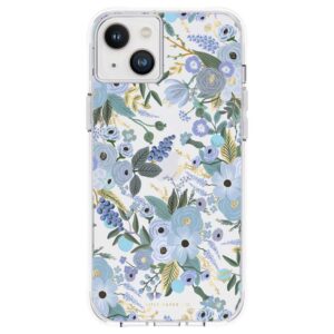 Rifle Paper Clear - dėklas skirtas Apple iPhone 14 Plus Garden Party Blue - Image 1