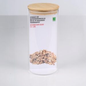 Alpina - Glass food container with lid 1250 ml 10 x 21 cm - Image 4