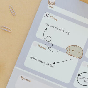Pusheen - Weekly planner from the Moments collection 54 pages A3 - Image 4