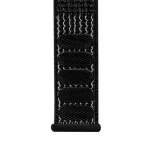 Crong Nylon Reflex – Sports strap for Apple Watch 44/45/46/49 mm (black) - Image 4