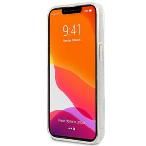 Guess Glitter 4G Big Logo - dėklas skirtas Apple iPhone 13 mini Transparent - Image 5