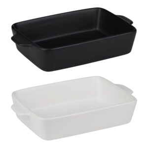 Alpina - Ceramic rectangular ovenproof dish 28x18x6 cm (black) - Image 4