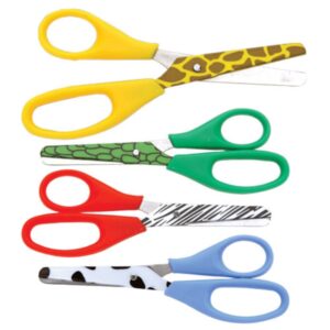 Topwrite - Scissors 13 cm with an animal pattern (Green) - Image 2