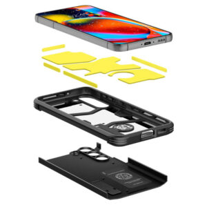 Spigen Tough Armor - dėklas skirtas Samsung Galaxy S23+ juodos spalvos - Image 6
