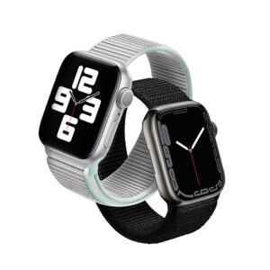 Crong Nylon Reflex – Sports strap for Apple Watch 44/45/46/49 mm (black) - Image 5