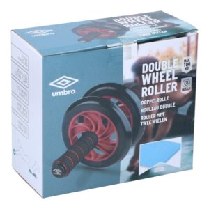 Umbro - Dual-wheel ab roller with mat (Red) - Image 5
