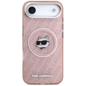 Karl Lagerfeld IML Choupette Head Logo MagSafe - dėklas skirtas Apple iPhone Air Pink - Image 3