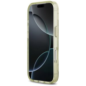 Guess IML Glitter Flowers Triangle MagSafe - Case Apple iPhone 17 Pro green - Image 5