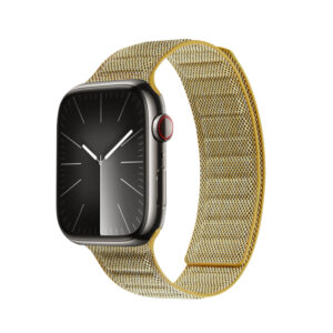 Crong Melange – Magnetic apyrankė skirta Apple Watch 38/40/41/42 mm yellow mélange - Image 5