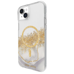 Case-Mate Karat MagSafe - Gold Decorated Apple iPhone 15 Plus dėklas Marble - Image 3