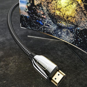 USAMS US-SJ497 - HDMI - HDMI 2.1 2m cable with 8K 60 Hz / 4K 120 Hz support Black - Image 4