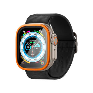 Spigen Glas.TR Slim Pro - Tempered glass for Apple Watch Ultra 49 mm (Orange) - Image 2