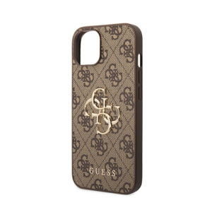 Guess 4G Big Metal Logo - dėklas skirtas Apple iPhone 15 Plus brown - Image 6
