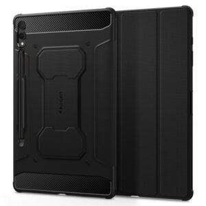 Spigen Rugged Armor Pro -  Samsung Galaxy Tab S9+ 12.4" Black - Image 2