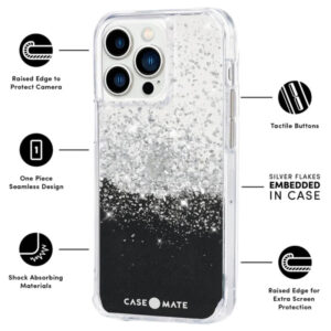 Case-Mate Karat - dėklas skirtas Apple iPhone 13 Pro decorated with onyx Onyx - Image 2