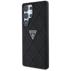 Guess Hot Stamp 4G Pattern Triangle Metal Logo - dėklas skirtas Samsung Galaxy S25 Ultra black - Image 2
