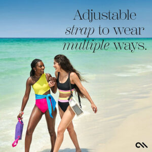 Case-Mate Waterproof Mini Phone Bucket Dry Bag - Waterproof bag with phone pocket up to 7" Purple Paradise - Image 6