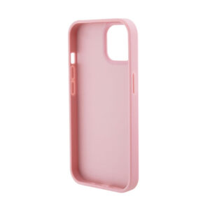 Guess Leather 4G Stamped - Apple iPhone 15 Case pink - Image 6