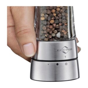 Küchenprofi Monaco - Pepper or Salt Mill with Ceramic Grinding Mechanism 14×6 cm - Image 4
