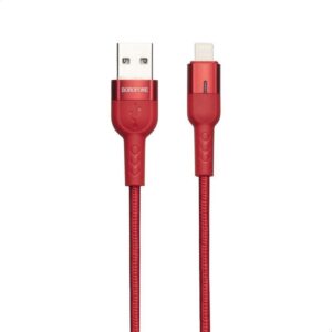 Borofone Starlight - 1.2 m USB to Lightning connection cable red