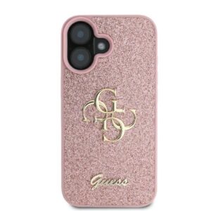 Guess Fixed Glitter Big 4G - dėklas skirtas Apple iPhone 16 Plus pink - Image 3