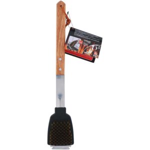 BBQ - grill cleaning brush 2 in 1 brush plus scraper - Image 2
