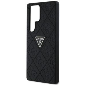 Guess Hot Stamp 4G Pattern Triangle Metal Logo - dėklas skirtas Samsung Galaxy S25 Ultra black - Image 6