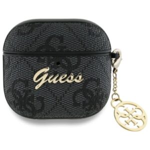 Guess 4G Charm Collection - dėklas skirtas AirPods 4 (Black)