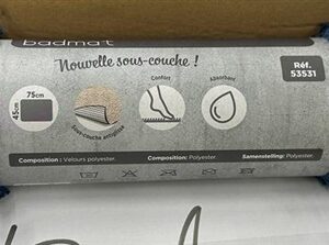 KILIMĖLIS VONIOS 45X75 CM 53531. MĖLYNAS