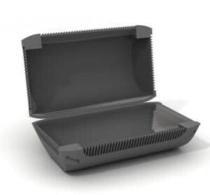 Dėžutė Etelec MINIBOX3 gel, 4-6 mm², pilka