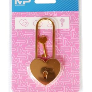 Pakabinama spyna "Širdis" MAP-S-45, aukso - Image 2