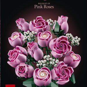 Konstruktorius LEGO® Botanicals Rausvų rožių puokštė 10374