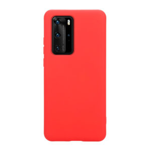 Crong Color Cover - Flexible dėklas skirtas Huawei P40 Pro Red - Image 2