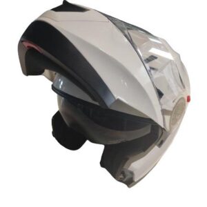 Motociklininko šalmas YM-925, M (57-58 cm), balta - Image 2