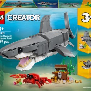 Konstruktorius LEGO® Creator 3in1 Nuožmus ryklys 31381 379vnt