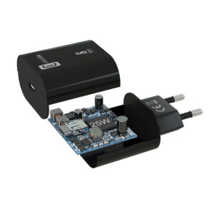 Cellularline - USB-C Super Fast Charger 25W (Designed for Samsung) (black) - Image 2