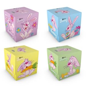 Vienkartinės nosinaitės Kartika Bunny 56vnt,, 3 sl - Image 1