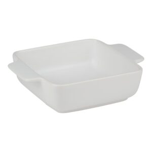 Alpina - Ceramic square ovenproof dish 21x15.8x5.8 cm (white)
