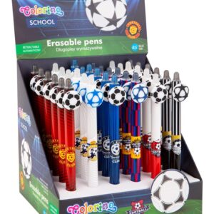 Rašiklis su rašalo trynikliu Colorino, įv spalvų, 0.5 mm