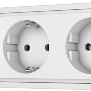 Trivietis kištukinis lizdas VILMA SL+250, su įž, baltos sp. - Image 1