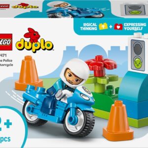Konstruktorius LEGO® DUPLO® policijos motociklas 10471,11vnt