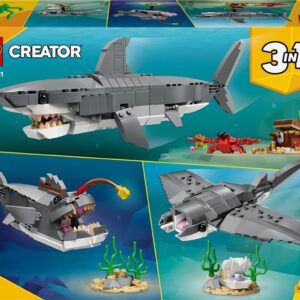 Konstruktorius LEGO® Creator 3in1 Nuožmus ryklys 31381 379vnt - Image 2