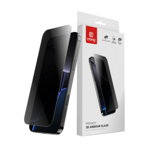 Crong Privacy 3D Armour Glass - Apsauginis stiklas su privatumo filtru skirtas Apple iPhone 16 / Apple iPhone 15 - Image 1
