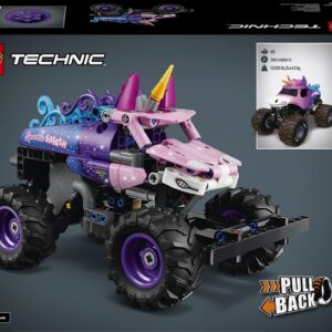 LEGO Technic Monster Jam Sparkle Smash su diskų įtaisu typu pull-back 42220 - Image 2