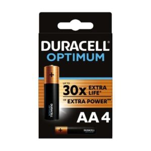 Elementai DURACELL OPTIMUM, AA/LR06, 1.5V, 4 vnt. - Image 2