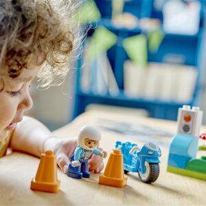 Konstruktorius LEGO® DUPLO® policijos motociklas 10471,11vnt - Image 3